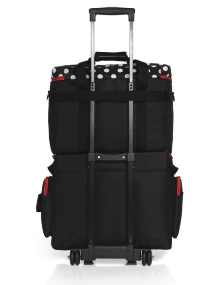 Valigia trolley per macchina da cucire - Pois
