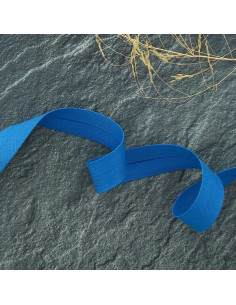 Sbieco tutto tessuto policotone - Blu Petrolio
