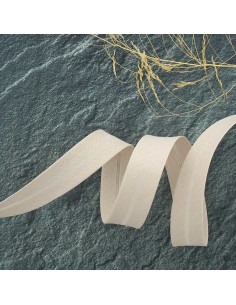 Sbieco tutto tessuto policotone - Beige