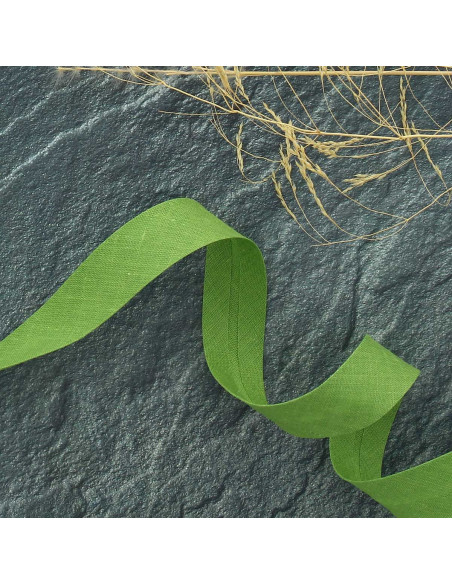 Sbieco tutto tessuto policotone - Verde asparago