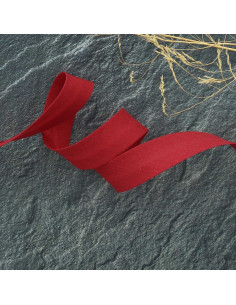 Sbieco tutto tessuto policotone - Rosso Garance