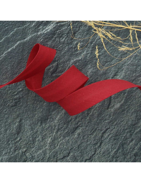 Sbieco tutto tessuto policotone - Rosso Garance