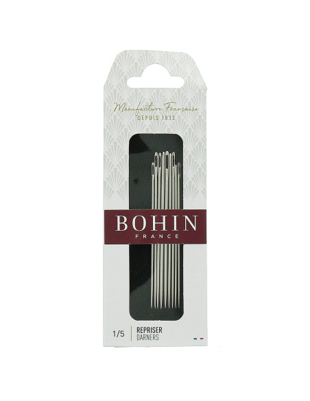 Aghi per rammendo e riparazione Bohin - Assortimento 1/5