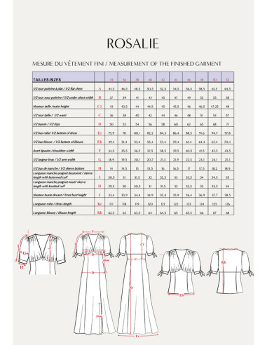 Modello di abito Rosalie - Maison Fauve