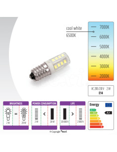 Lampadina a vite LED per macchina da cucire 2