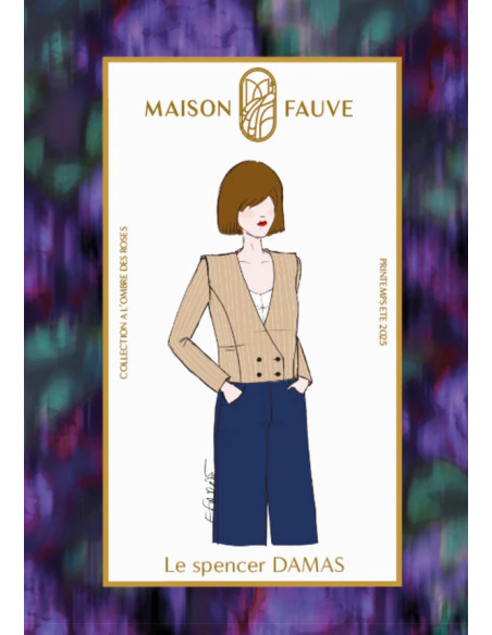 Modello di spencer Uomo - Maison Fauve