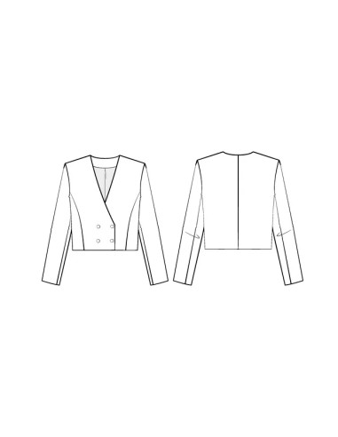 Modello di spencer Uomo - Maison Fauve