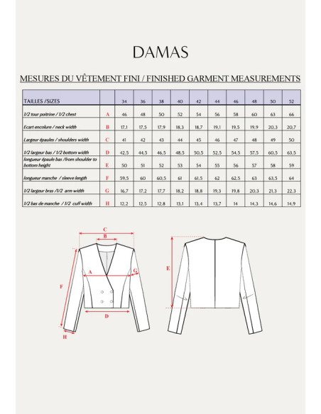 Modello di spencer Uomo - Maison Fauve