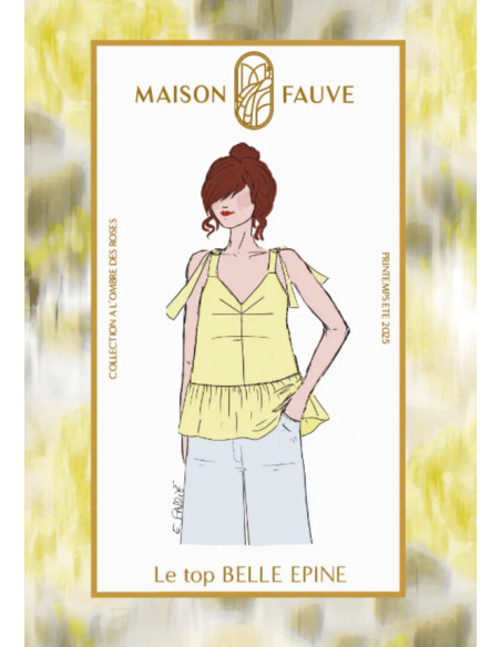 Modello di top Belle Épine - Maison Fauve