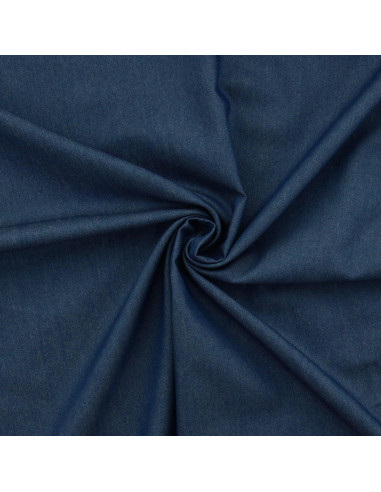 Tessuto chambray denim - Blu