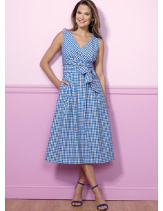 Modello di abito e cintura - Butterick 6446