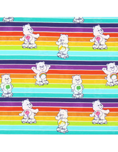 Tessuto jersey Orsetti del Cuore - Arcobaleno 2