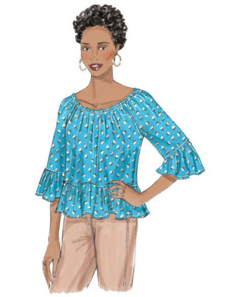 Modello di top - Butterick 6455