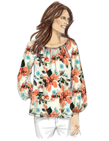 Modello di top - Butterick 6455