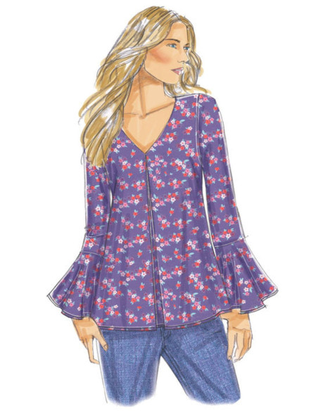 Modello di top - Butterick 6456