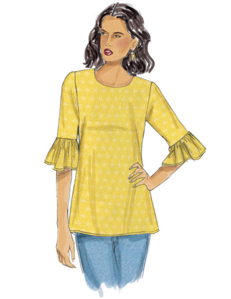 Modello di top - Butterick 6456