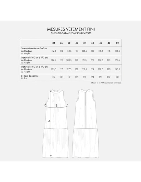 Modello ABITO svasato - Atelier Brunette