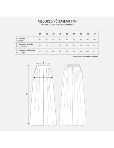 Modello LA gonna pantalone - Atelier Brunette