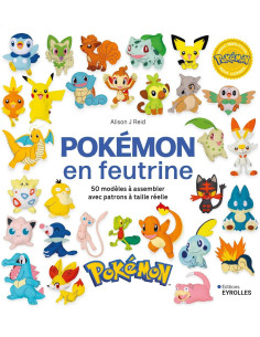 Libro Pokémon in feltro