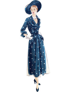 Modello di camicetta, gonna e cintura - Vogue 1863