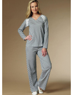 Modello di accappatoio, top, camicia da notte e pantaloni - Butterick 6428