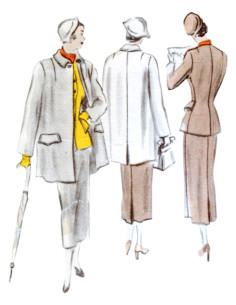 Modello di sarto e cappotto - Vogue 1932
