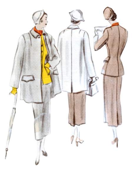 Modello di sarto e cappotto - Vogue 1932