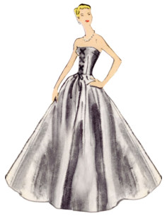 Modello di abito e corpetto - Vogue 1931 2
