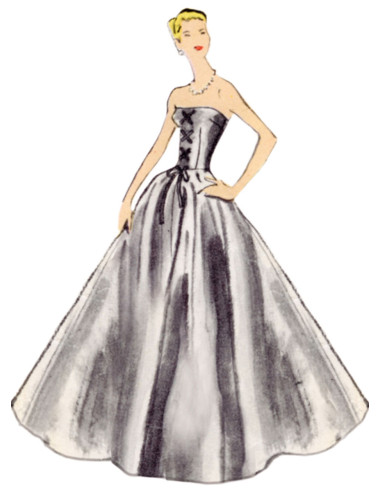 Modello di abito e corpetto - Vogue 1931