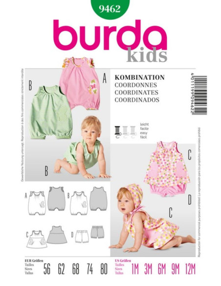 Modello di coordinati - Burda 9462