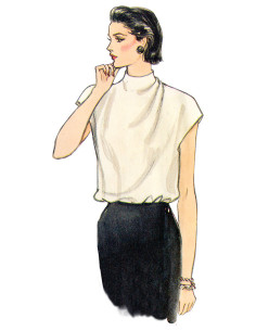 Modello di camicetta - Vogue 1902 2