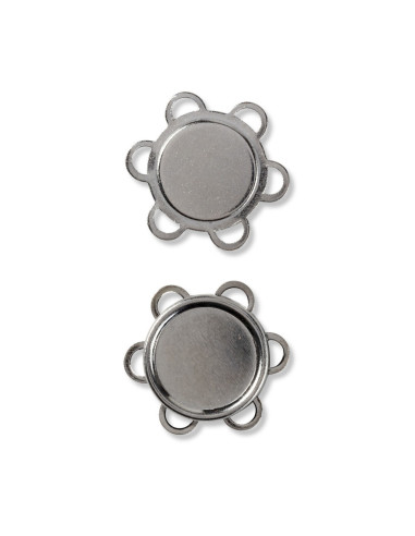 Bottoni magnetici da cucire - Argento