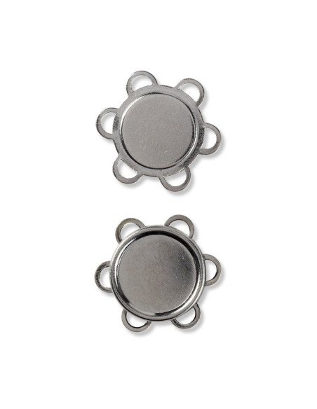 Bottoni magnetici da cucire - Argento
