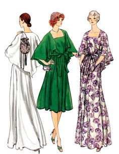Modello di abito da sera - Vogue 1947