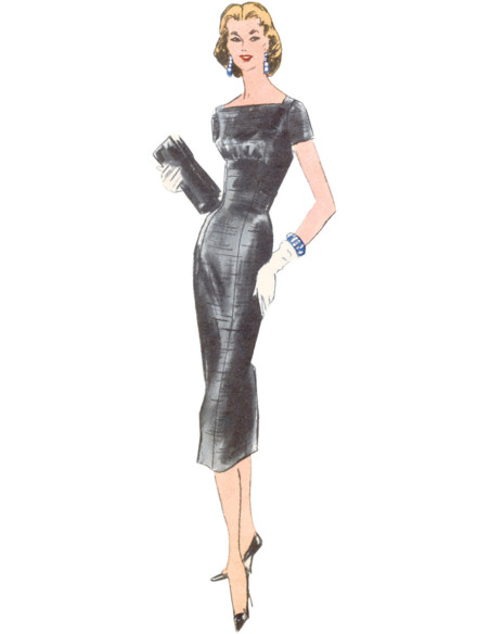 Modello di abito vintage - Vogue 1979