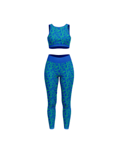 Tessuto lycra costume da bagno - Swag verde 2