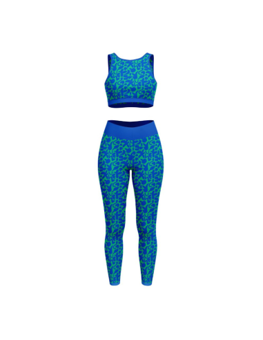 Tessuto lycra costume da bagno - Swag verde