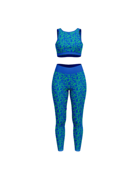 Tessuto lycra costume da bagno - Swag verde