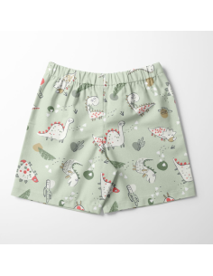 Tessuto lycra costume da bagno - Dinoz verde 2