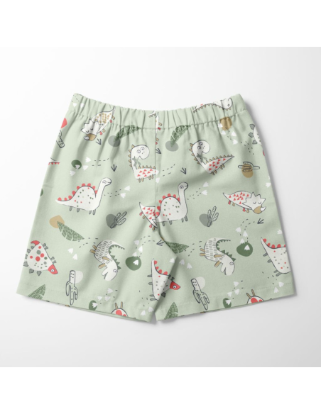Tessuto lycra costume da bagno - Dinoz verde