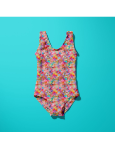 Tessuto lycra costume da bagno - Gummystar rosa e viola 2