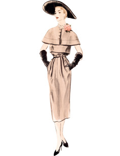Modello di abito vintage - Vogue 1964