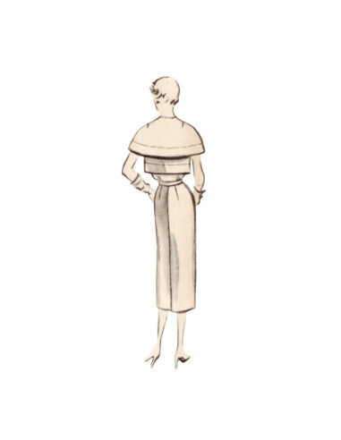 Modello di abito vintage - Vogue 1964