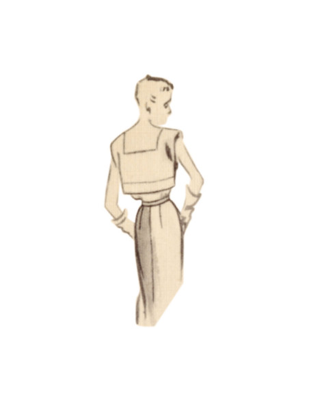 Modello di abito vintage - Vogue 1964
