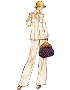 Modello di abito vintage - Vogue 1966