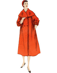 Modello di cappotto - Vogue 1977