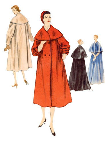 Modello di cappotto - Vogue 1977