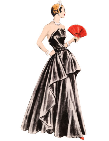 Modello di abito vintage - Vogue 1963