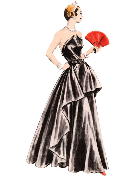Modello di abito vintage - Vogue 1963
