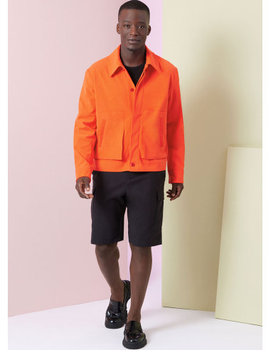 Modello di giacca, pantaloncini e pantaloni - Vogue 2022